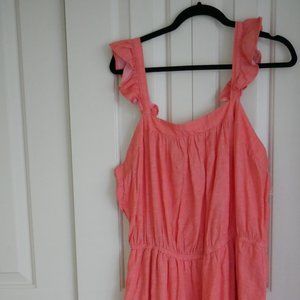 Plain pink dress